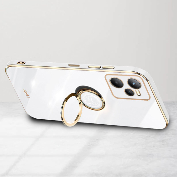 Case for Realme C35, Electro Ring, white