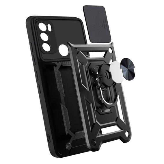 Case for Motorola Moto G60, CamShield Slide, black