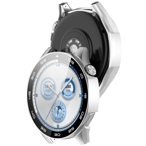 2in1 Case + Tempered Glass for Huawei Watch GT 5 46mm, transparent