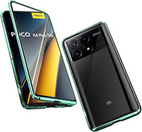 1 x Case for Xiaomi Poco F6 Pro, Frame Case, green
