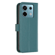 Flip case for Xiaomi Redmi Note 13 Pro 4G / Xiaomi Redmi Note 14S / Xiaomi Poco M6 Pro 4G, BINFEN Wallet, green