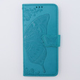 Flip case for Motorola Moto G54 5G, Butterfly, blue