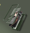 Armored case for Samsung Galaxy S25, Dexnor Full Body (Two Frames), green
