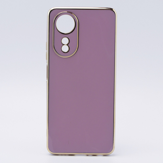 Case for Oppo A58 4G, Glamour CamShield, purple