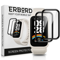 2x ERBORD Hybrid Glass for Xiaomi Smart Band 9 Active