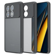 Case for Xiaomi Poco X6 Pro 5G, Fusion Hybrid, with camera protection, matt / black