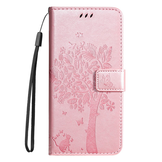 Flip case for Xiaomi 13T / 13T Pro, tree, pink rose gold