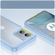 Case for Motorola Moto G53 5G, Fusion Hybrid, transparent / blue