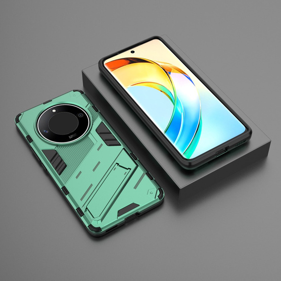 Case for Honor Magic 6 Lite 5G, Military kickstand, green