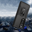 Armor Case for do Samsung Galaxy Z Fold 4 5G, Nox Case Ring, black