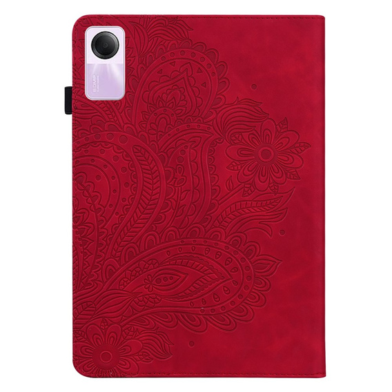 Flap case for Xiaomi Redmi Pad SE 11", flower, red