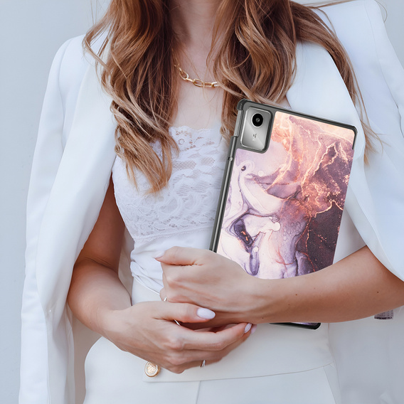 Case for Lenovo Tab M11, Smartcase, Marble 3#