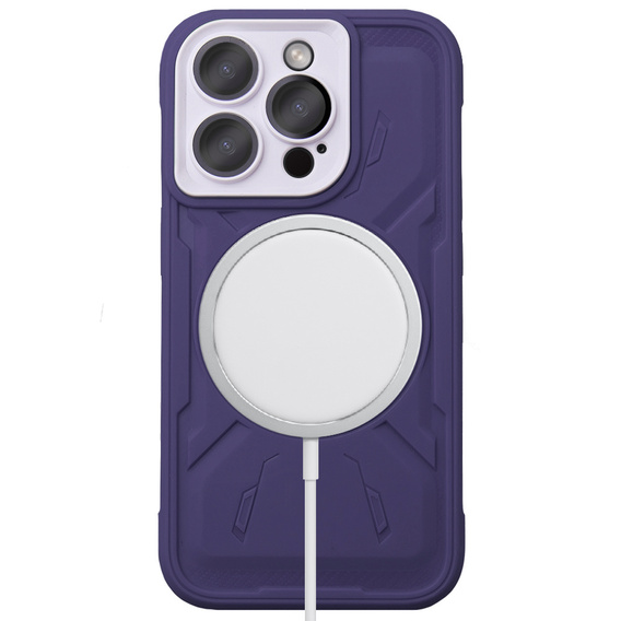 Case for iPhone 15 Pro, ERBORD Armor Mag, purple