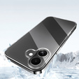 Case for iPhone 16, ERBORD Slim, transparent + 9H glass