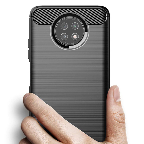 Case for Xiaomi Redmi Note 9T 5G, Carbon, black