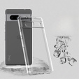 IMAK Case for Google Pixel 7a, UX-5 Series Slim, transparent