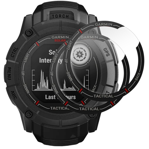 2x ERBORD Hybrid Glass for Garmin Instinct 2X