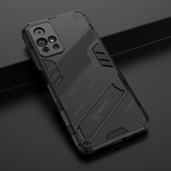 Case for Xiaomi Poco M4 Pro 5G / Note 11S 5G, Military kickstand, blue