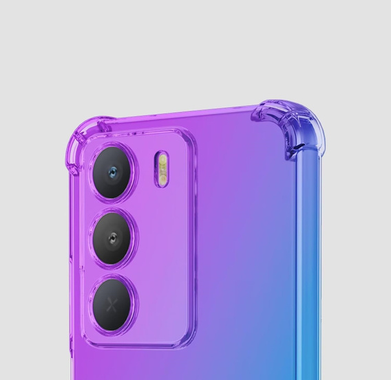Case for Realme 14X / Realme C75, Gradient Dropproof, Purple / blue