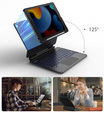 Keyboard case for iPad 7/8/9 10.2, Dexnor Magnetic Keyboard Touchpad, black