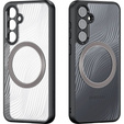 DuxDucis case for Samsung Galaxy S23 FE, Aimo case, for MagSafe, transparent / black