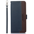 Flip case for OnePlus 12 5G, KHAZNEH RFID, blue / brown
