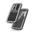 Armored case for Samsung Galaxy S24, R-JUST, silver