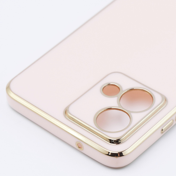 Case for Motorola Moto G84 5G, Glamour CamShield, pink rose gold