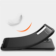 Case for Xiaomi Redmi Note 10 / 10S, Carbon, black