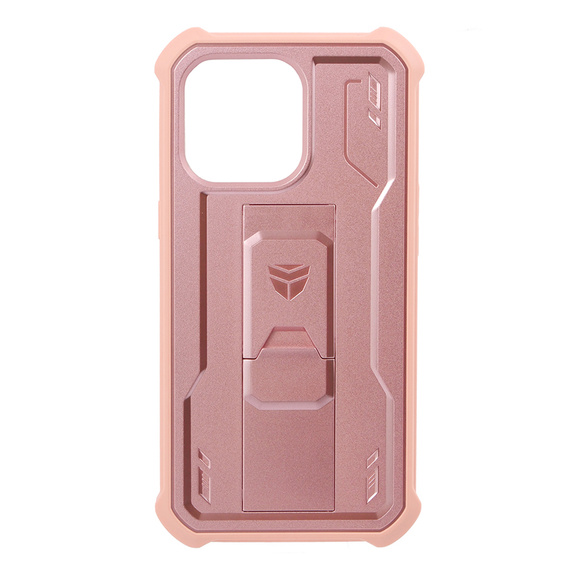 Armored case for iPhone 13 Pro, Dexnor Full Body, pink rose gold