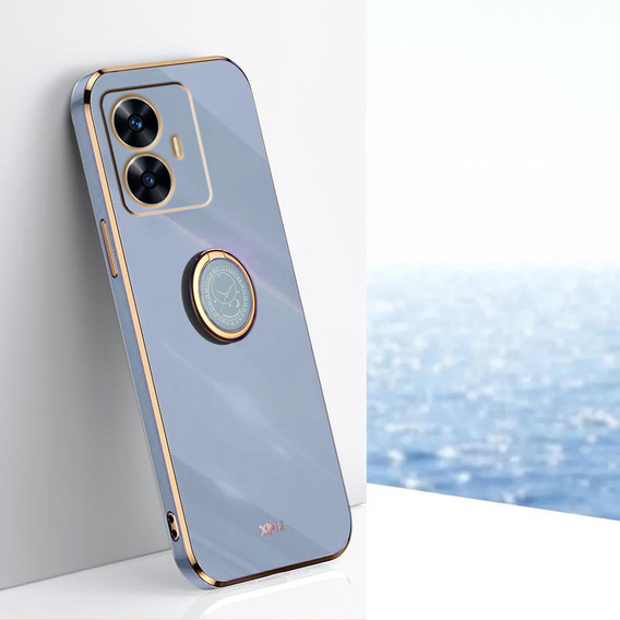 Case for Realme C55, Electro Ring, blue