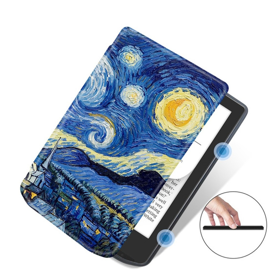 Case for PocketBook Verse / Verse Pro, Smartcase, oil painting
