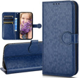 Flip case for Samsung Galaxy M15 5G, Wallet Rhombus, blue