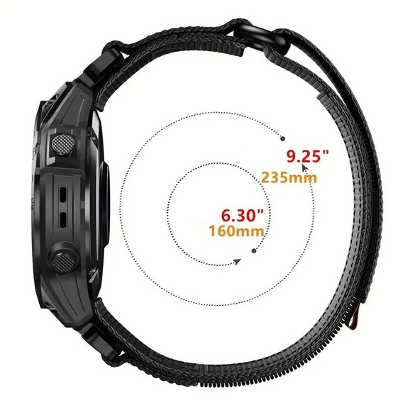 Quickfit Nylon Strap for Garmin Fenix 5/6/6 PRO/7 Forerunner 965/955/945.