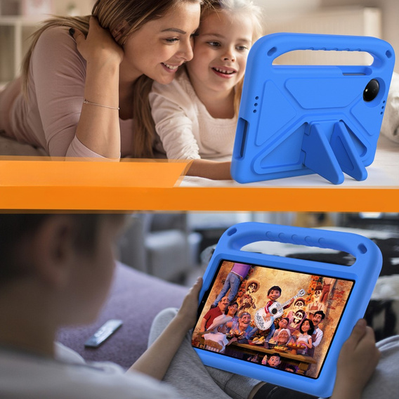 Children's case for Xiaomi Redmi Pad SE 8.7, with handle, blue