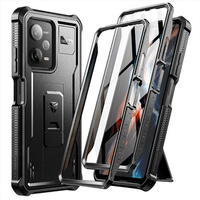 Armored case for Xiaomi Redmi Note 12 Pro 5G / POCO X5 Pro 5G, Dexnor Full Body (Two Frames), black