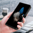 Flip case for Xiaomi Redmi Note 12 4G, Wallet, feathers, black