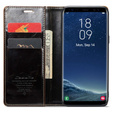 CASEME flip case for Samsung Galaxy S8+ Plus, Waxy Textucoffee, coffee