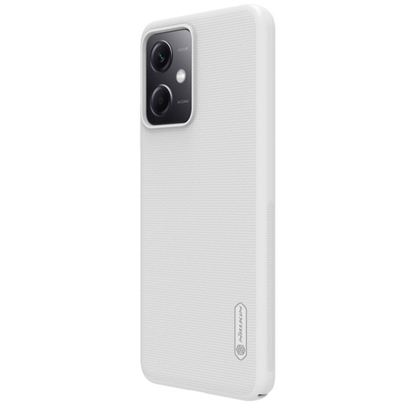 NILLKIN Case for Xiaomi Redmi Note 12 5G / POCO X5 5G, Super Frosted Shield Case, white