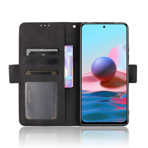 Flip case for Xiaomi Redmi Note 10 Pro, Card Slot, black