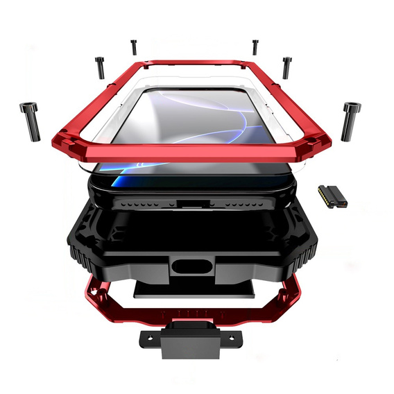 R-JUST armoured case with stand for iPhone 17 Pro Max