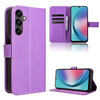 Flip case for Samsung Galaxy M55 5G, Wallet Smart Magnet, purple