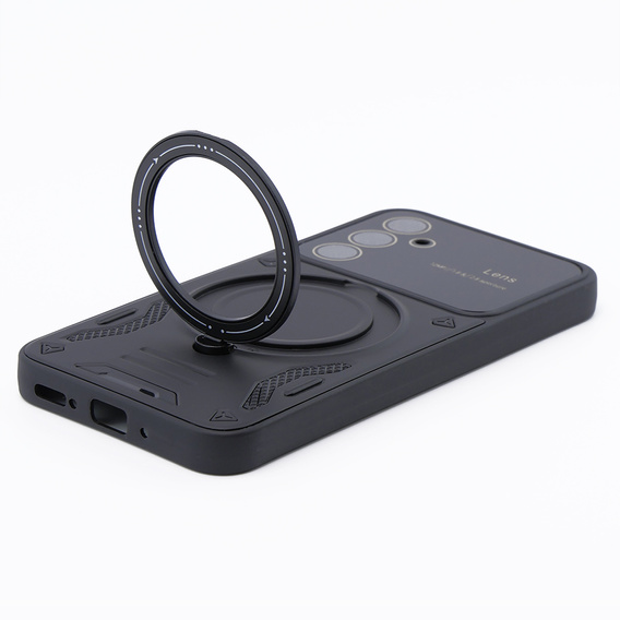 BENKS Kevlar Case for Samsung Galaxy A54 5G, for MagSafe, Carbon Fiber, black