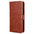Flip case for Infinix Zero 30 5G, Crazy Horse Wallet, brown