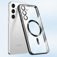 Case for Samsung Galaxy S24, Electro MagSafe, black + Screen Glass