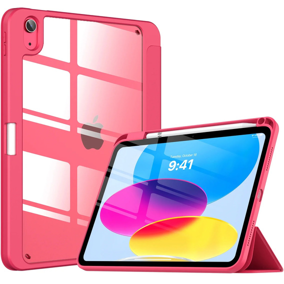Case for iPad 11" 2025 A16 (11 gen.) / iPad 10.9" 2022 (10 gen.), Smartcase Hybrid, with stylus space, pink