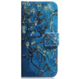 Flip case for Oppo Reno8 T 4G, Wallet, sakura, blue