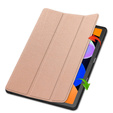 Case for Lenovo Idea Tab 11" 2025 TB336FU TB336ZU, stand, Smartcase with stylus holder, rose gold