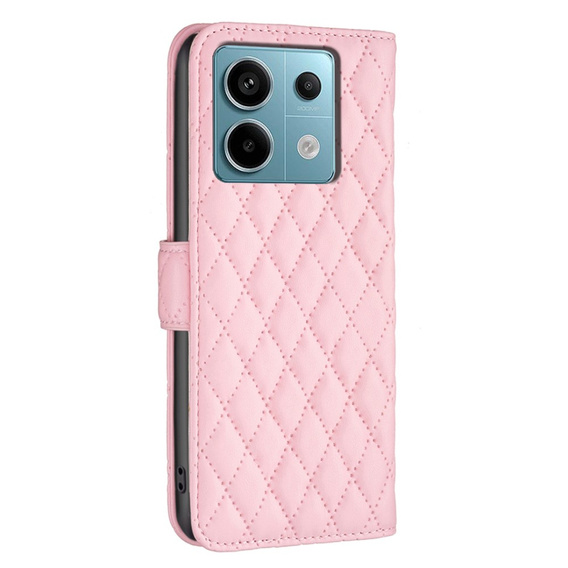 Flip case for Xiaomi Redmi Note 13 Pro 5G, Wallet, BINFEN COLOR, pink