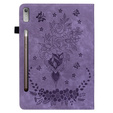 Flap case for Lenovo Tab P12, flower, purple